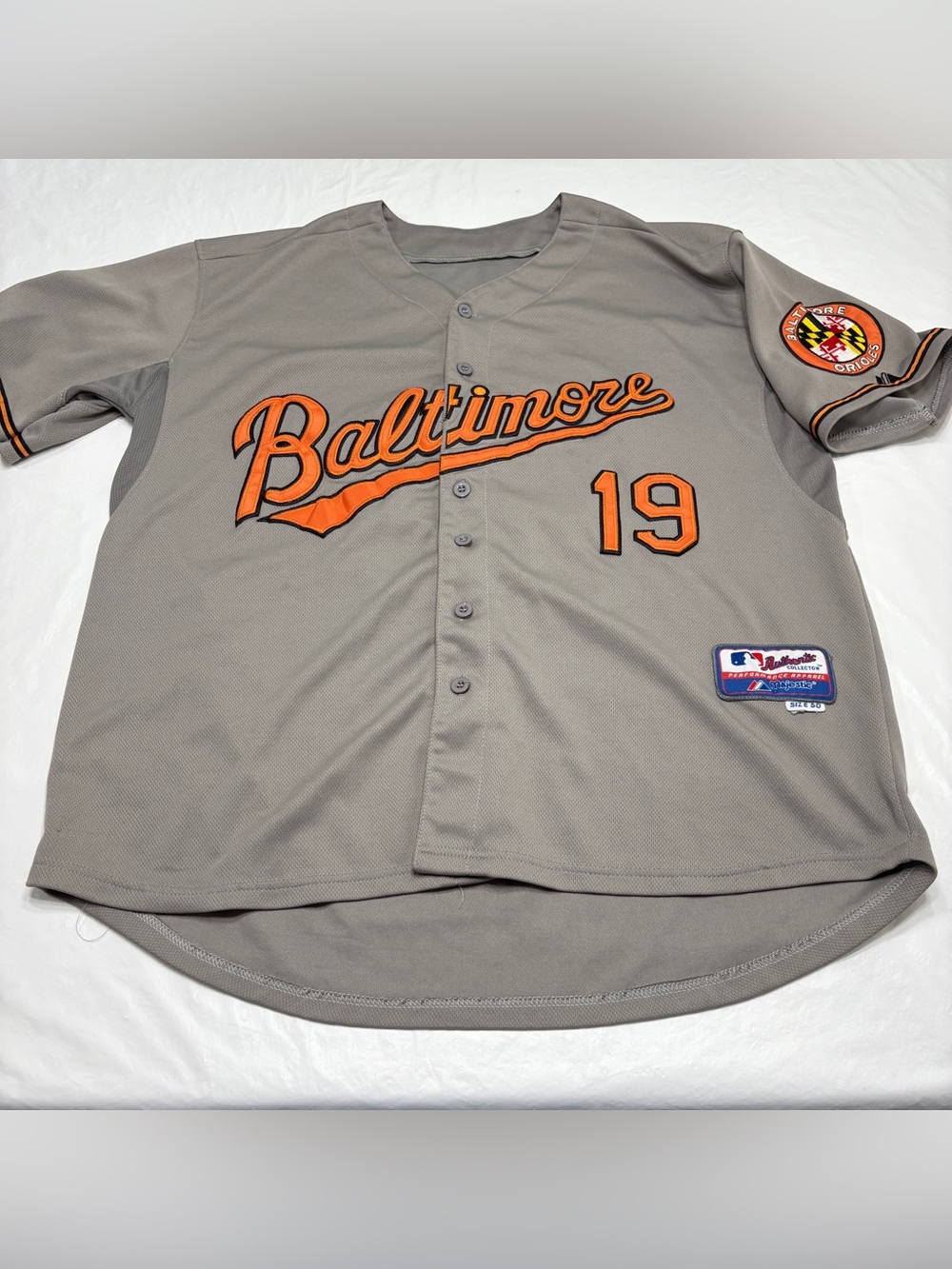 Majestic Stitched MLB Baltimore Orioles Baseball Jersey Chris Davis Mens 50 XL